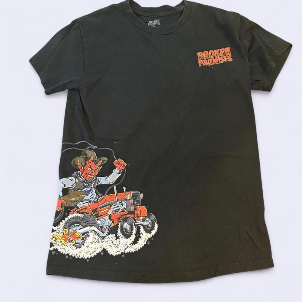 Broken Promises Black Graphic Tee